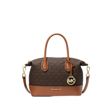 Michael Kors Hyde Small Satchel in Signature Brown